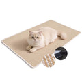 Large Cat Scratcher Mat, 39.3"×23.6" Sisal Cat Scratch Pad - color: Beige, size: 1 Pack-39.3"x23.6"