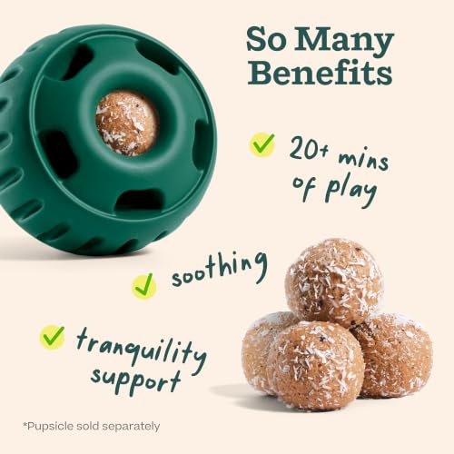 WOOF Pupsicle Refill Pops for Calming - Long-Lasting Refills for The Pupsicle Toy to Promote Calm - Calming Dog Treats - Magnesium for Dogs- Large Pops - 7 Count - size: Large 7 Count