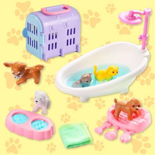 Carolart Pet Sensory Bin, Dog & Cat Sand Box Play Sand Kit, Sensory Toys - style: Pet