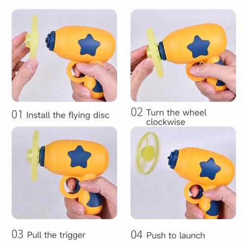 Cat Fetch Toy, Interactive Flying Cat Toy with 36 Propellers, Kitten Tracks Toy for Training Hunting Chasing(only Flying Propellers) - color: only 36 Propellers