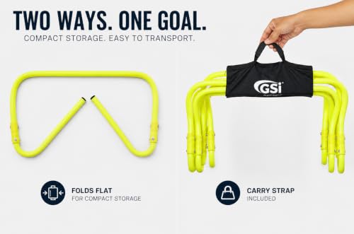 GSi Dual Height Hurdles for Soccer Speed and Agility Training