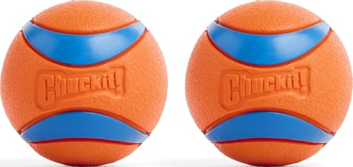 Chuckit! Ultra Ball Dog Toy, Durable Rubber, Medium 2.5-in, 2 Pack - size: Medium, style: Medium (2 Pack)