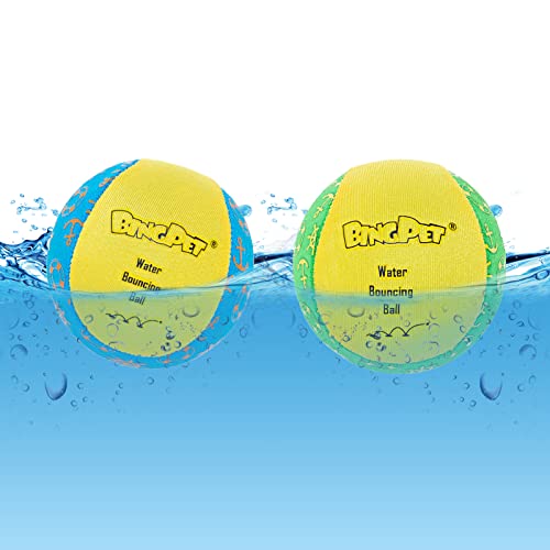 BINGPET Dog Pool Toy Floating Balls, 2 Pack Summer Dog Water Ball