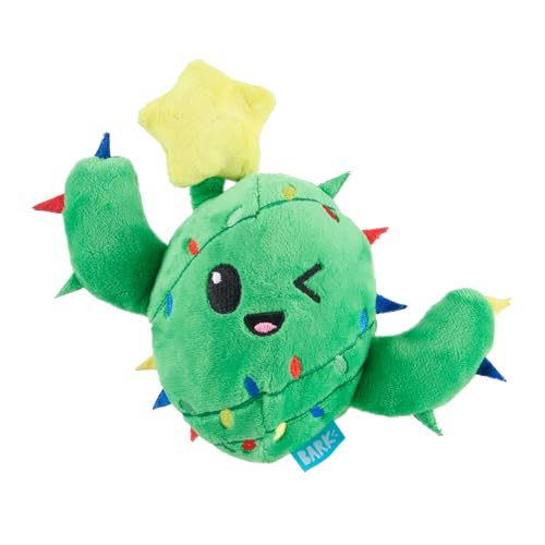 BarkBox Consuela the Christmas Cactus 2-in-1 Interactive Plush Dog Toy - color: Consuela the Christmas Cactus