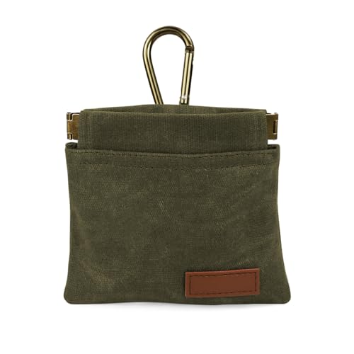 1 Pcs Pocket Pet Training Pouch,Dog Treat Pouch (Olive drab) - color: Olive drab