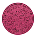 B The Boleo Shop Tree Design Lick Mat for Dogs and Cats, Slow Feeder, Anxiety Relief, Improve Grooming Session, Dog Toy to Keep Busy (Pink) - color: Pink