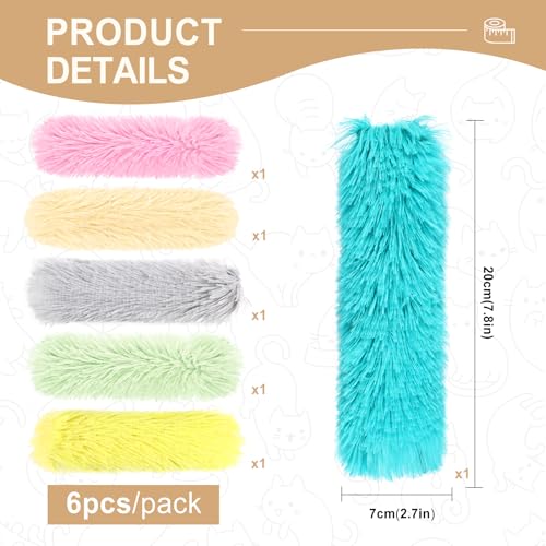 Cat Toys Pillows 6Pcs Catnip Kicker Toys for Cats Promotes Kitty Exercise - color: ZH-01