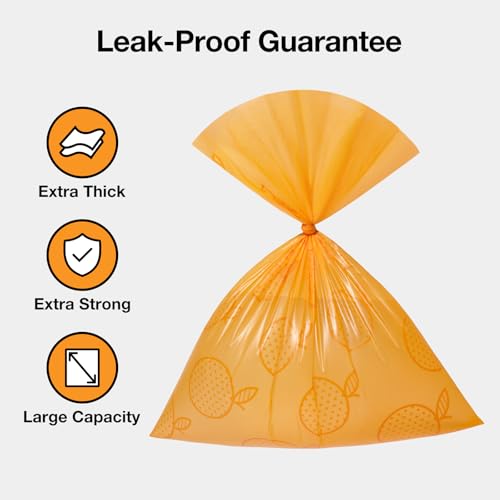 VETRESKA Citrus Scented Dog Poop Bags, 540 Counts, Leak Proof - color: Citrus, size: 1 Count (Pack of 540)
