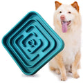 Slow Feeder Dog Bowls for Large Medium Dogs, Anti-Choking Slow Eating Maze Dog Food Bowl, Anti-Slip Slow Feeding Pet Puzzle Bowl,Green - color: green