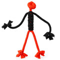 Halloween Scarecrow Braided Fleece Dog Tug Toy, Tug of War Rope - color: Halloween Style