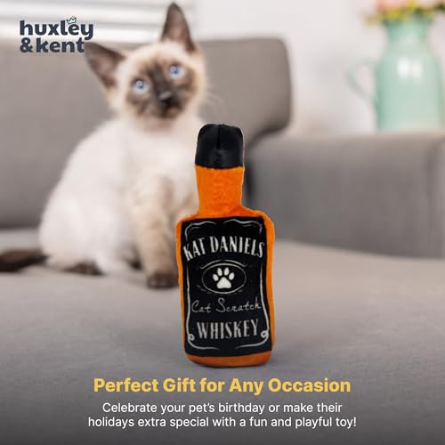 Huxley & Kent Plush Crinkle Catnip Cat Toy, Kat Daniels Whiskey - style: Kat Daniels Whiskey