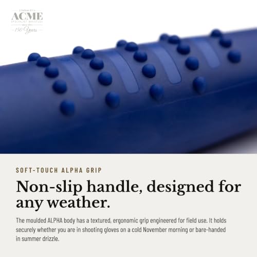ACME Alpha 210.5 Professional Dog Training Whistle with Enhanced Ergonomic Grip. BPA-Free Plastic. 110 dBA. Standardized Frequency for Smaller Dogs. Weatherproof. Made in the UK (Baltic Blue) - color: Baltic Blue