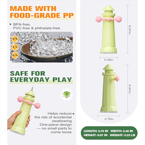 Interactive Cat Toy for Indoor Cats, Strong Suction Cup, Extra Yarn - color: Green