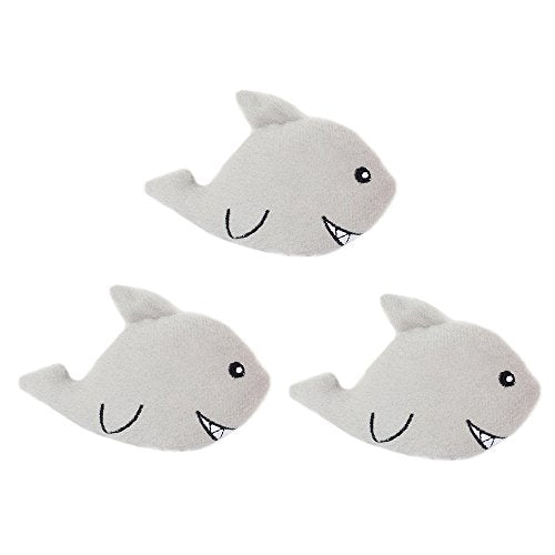 ZippyPaws ZP262 Miniz Sharks Squeak Toy