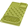 Slow Feeder Bowl for Large Dog, Silicone Lick Mat & Snuffle Mat with Suction Cups - Interactive Puzzle Feeder to Slow Eating & Keep Busy, Reduce Vomiting & Relieve Boredom (21"x 11" Green) - color: Green