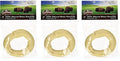 Tasman's Natural Pet All-Natural Buffalo (Bison) Collagen-Based Chews - 3 Medium Rings. Traditional Rawhide Alternative