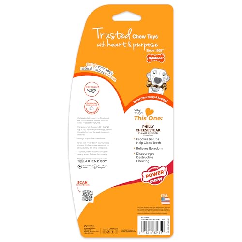 Nylabone Power Chew Dental Groove Bone Dog Chew Toy, X-Large - size: X-Large