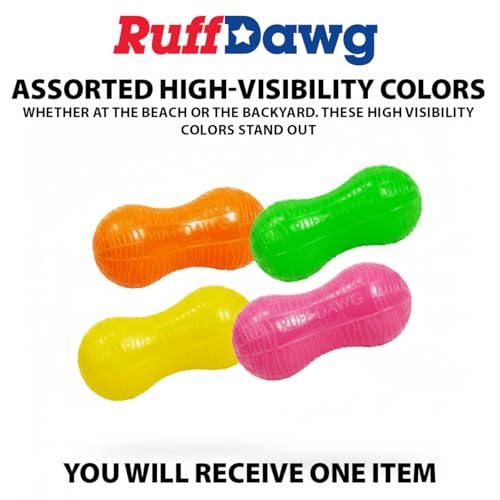 Ruff Dawg Ruff-Flex Weenut Treat-Fillable Dog Toy, SM, Green - color: Green, size: SM – 4.65"