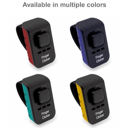 Educator E-Collar Adjustable Dog Training Finger Clicker, Blue - color: Blue