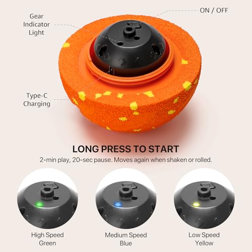 Interactive Dog Toys Automatic Bouncing Dog Ball for Small & Large Dogs