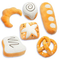 SunGrow Catnip Buns, Physical and Mental Enrichment Instruments for Felines, for Cat Entertainment and Relaxation, Cute Bread-Shaped Stuffed Companions, Soft Flanellete Material, 6 Pieces per Pack