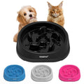 YINEYA Anti-Choking Slow Feeder Dog Bowls Small Size Dog, Slow Feeder Cat Bowl, Supplies and Puzzle for Pet - color: G - Black, size: Small