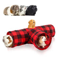 Rypet Guinea Pig Tunnel Hideout 3-Way Collapsible Small Pet Tubes, Red - color: Red