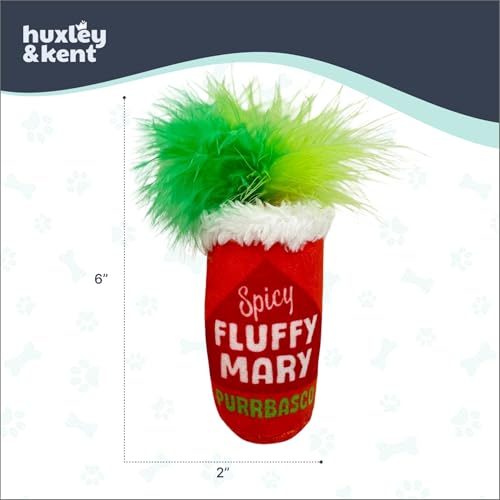 Huxley & Kent Plush Crinkle Catnip Cat Toy, Fluffy Mary, Large - style: Fluffy Mary