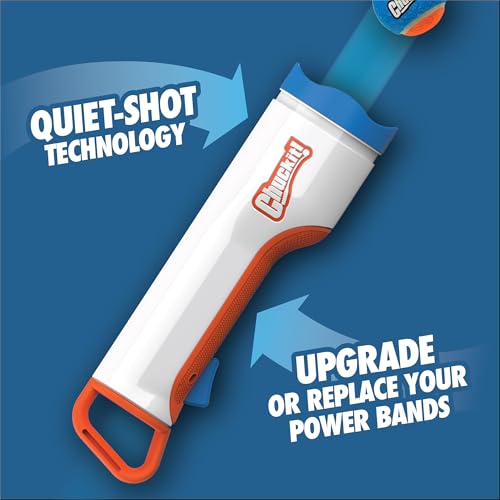 Chuckit! Cannon 16S Dog Ball Launcher, 16 Inch Size, Includes 4 Balls Total - size: Small