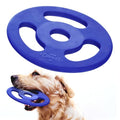 SuperChewer Tough Tug-of-War Flying Disc Toy | Lifetime Replacement | Strong Natural Rubber | Great Tug Disc Fetch Toy for Dogs | Ultra Durable Chew Toys for Aggressive Chewers | For All Breeds - size: Large