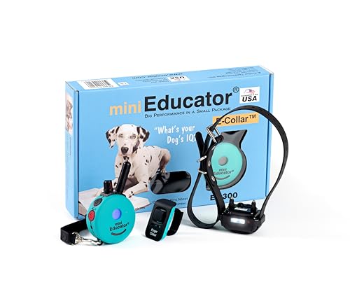 E-Collar Mini Educator ET-300 Remote Dog Training Collar, Teal - color: Teal, size: 1 Dog