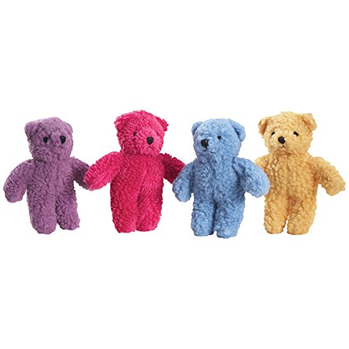 Zanies Berber Bear Dog Toys, Yellow - color: Yellow