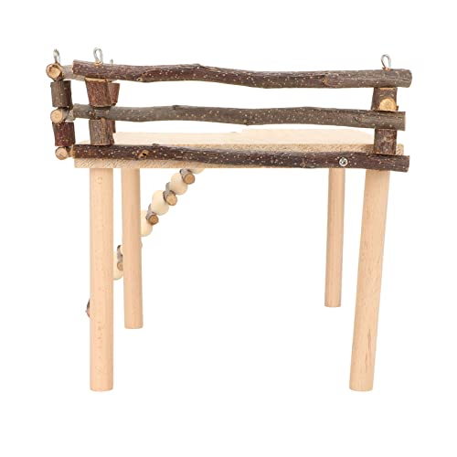 Hamster Wooden Platform Reptile Bridge Hamster Playground