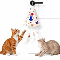 Interactive Cat Toys for Indoor Cats, Automatic Hanging Cat Hunting Toy - color: yellow