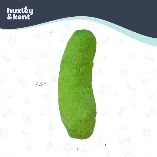 Huxley & Kent Plush Crinkle Catnip Cat Toy, Pickle - style: Pickle