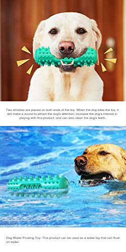 Dog Chew Toys for Aggressive Chewers, Dog Toothbrush Care Cleaning Stick, Puppy Toothing Chew Toy for Small Middle Dog (Lakes Blue) - color: lakes blue