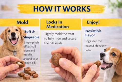 Soft Dog Treat Pouch with Roasted Chicken Flavor - 30 Chewy Dog Training Treats - Pack of 3 - size: 5.29 Ounce (Pack of 3)