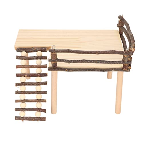 Hamster Wooden Platform Reptile Bridge Hamster Playground