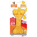 Nylabone Power Chew Cheese Bone Dog Chew Toy, Cheese Flavor, X-Large - color: Cheese, size: X-Large