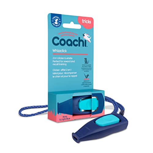 Company of Animals Coachi Whizzclick | Navy/Light Blue Button - color: Navy