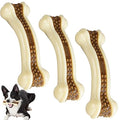 3 Pack Dog Chew Toys for Aggressive Chewers ,All Breed, Beef Flavor Bones - size: 3 PCS WBEEF bone