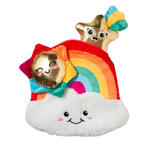 Fringe Studio Look ON The Bright Side Hide and Seek Plush Dog Toy, Pet Shop Collection (289258) - color: Bright Side