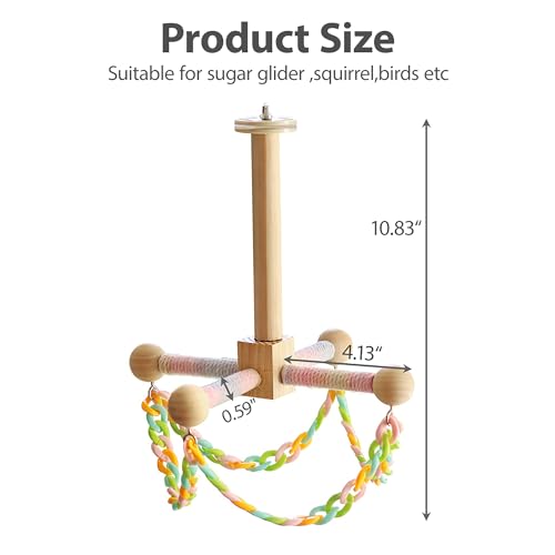 Sugar Glider Climbing Toys Haning Swing Sugar Glider Cage Accessories