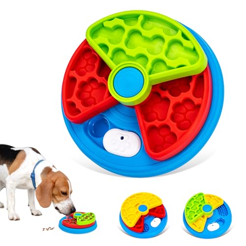 Silicone Lick Mat for Dogs & Cats – Slow Feeder Dog Bowl, Non-Slip Licking Mat for Large & Small Breeds, Puzzle Feeder & Snuffle Mat for Fast Eaters, Interactive Pet Food Mat (Pad-3 Layer Puzzle) - color: 3 Layer Pad