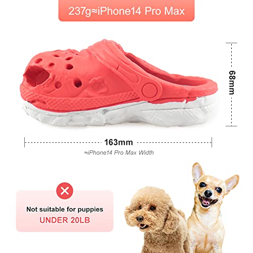 Dog Chew Toys,Tough Dog Toys for Aggressive Chewers,Durable Rubber Puppy Toy, Interactive Puppy Toys Aggressive Chewers Medium Large Breed - color: Red