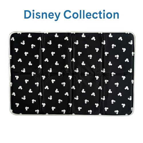 The Green Pet Shop Cool Pet Pad - Extra Small, Disney’s Mickey & Minnie Mouse - Self-Cooling, Pressure Activated Mat for Dogs & Cats from 0-8 lbs - Non-Toxic Gel, No Water Needed - color: Mickey & Minnie, size: X-Small