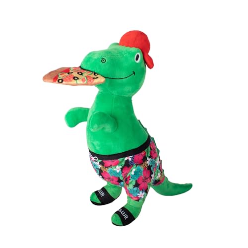 Fringe Studio Pizzasaurus REX Plush Dog Toy, Pet Shop Collection (314431) - color: Pizzasaurus