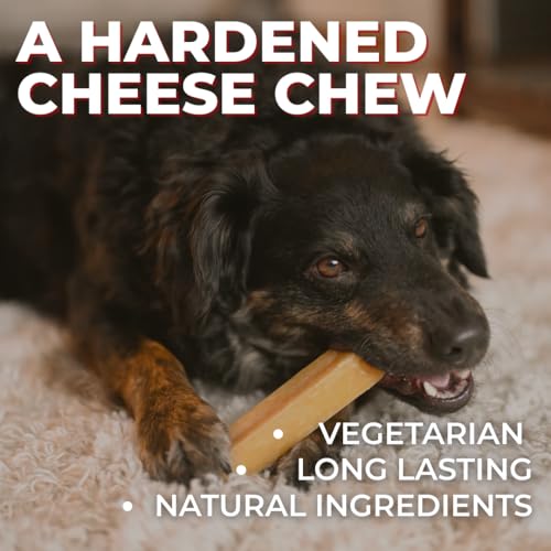 Bully Bunches Small Authentic Yak Cheese Himalayan Chews for Small Dogs & Puppies - All Natural Dog Treat Dental Chews, Made with Real Yak Milk for Teething - Lactose & Rawhide Free (3 Pk)