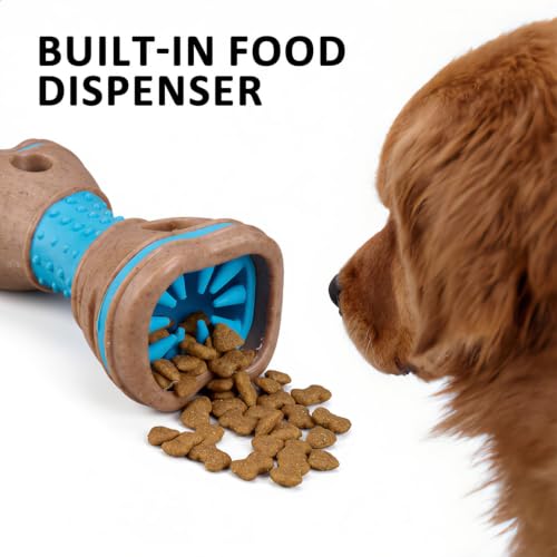 Dog Puzzle Chew Toy Durable Interactive Nylon Toys - color: Blue