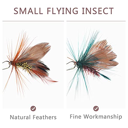 SONGWAY Cat Teaser Wand Toy - 10 Pieces Insect Cat Feather Toy Set with Retractable Wand and Feather Refills with Bell, Interactive Toys for Indoor Cats - size: Wand Cat Feather Toys 1 Piece